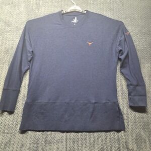 Johnnie-O Brittany Texas Longhorn Womens Pullover Sweatshirt M Navy Spanish Oaks